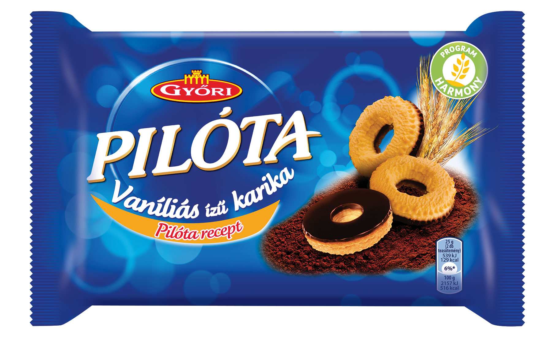 Pilóta Vaníliás Karika étbevonómasszával 150g