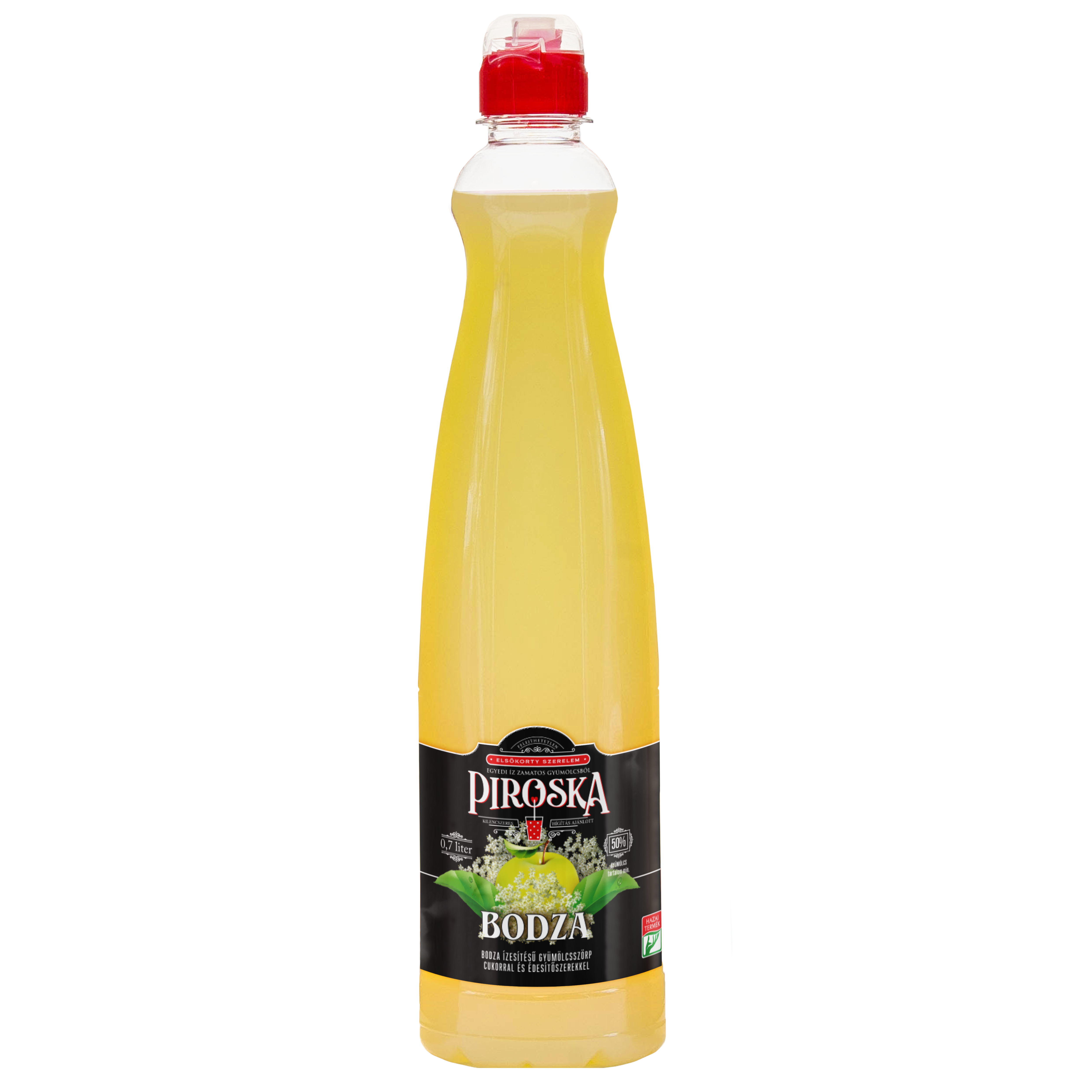 Piroska bodza ízesítésű gyümölcsszörp 0,7L