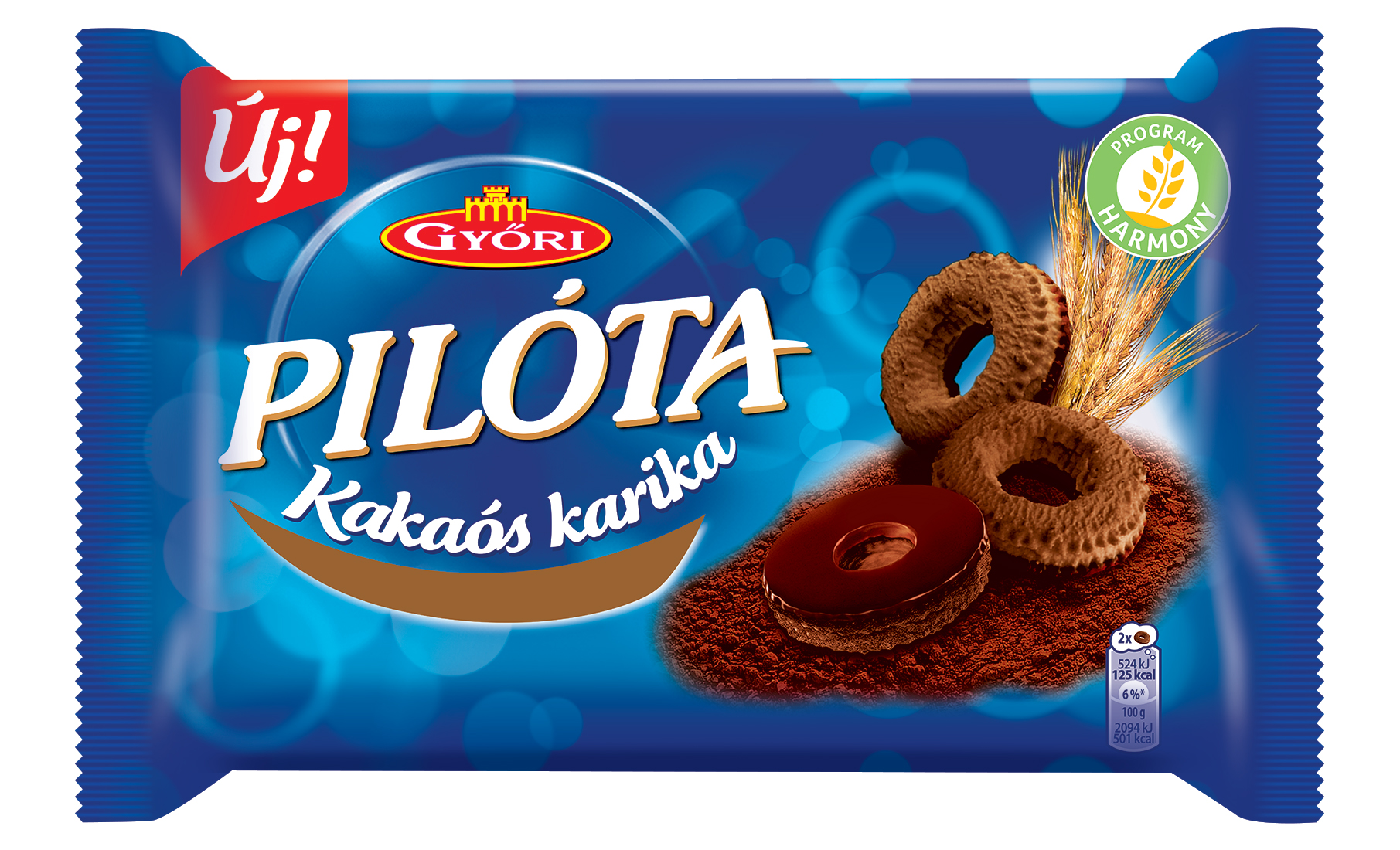 Pilóta Kakaós Karika bevonómasszával 150g