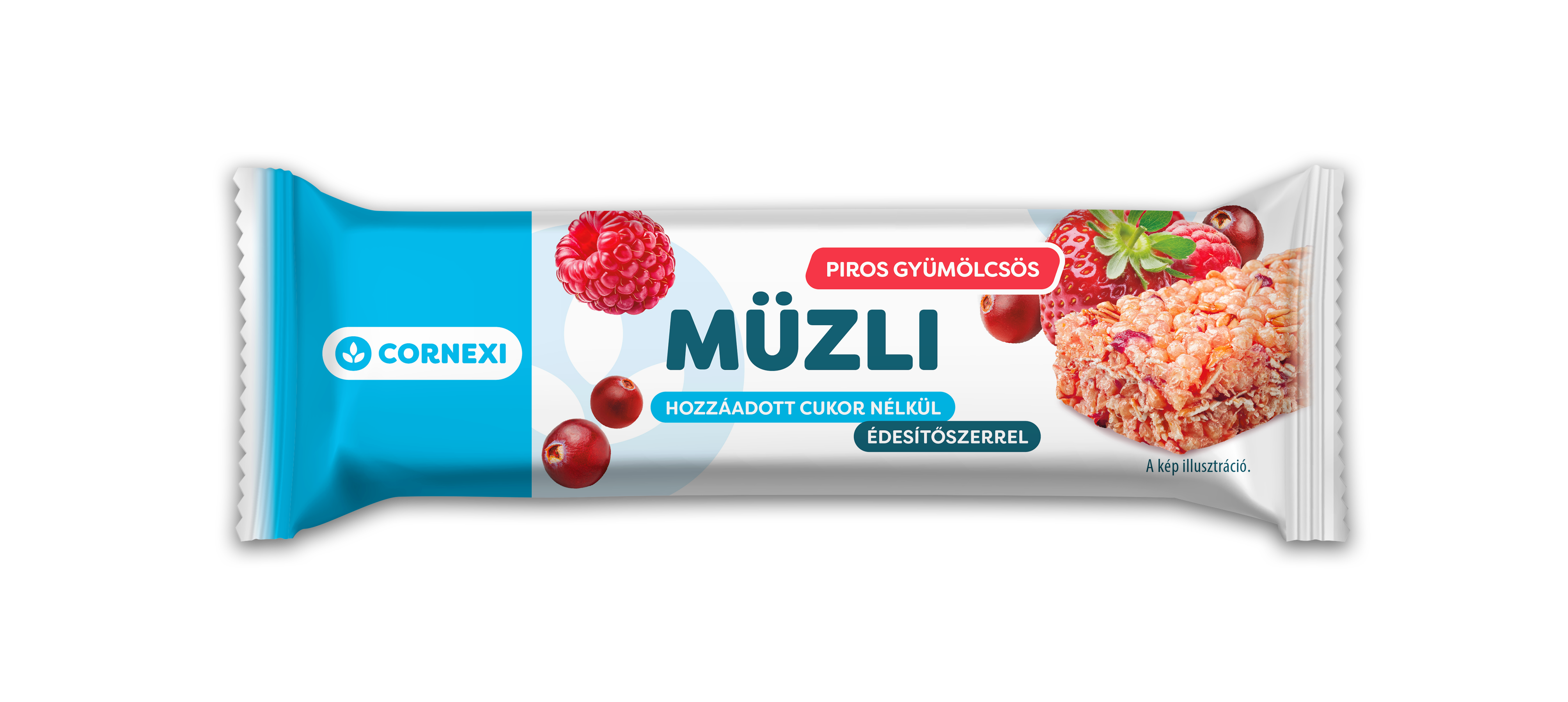 Cornexi Piros gyümölcsös müzliszelet, hozzáadott cukor nélkül 25g