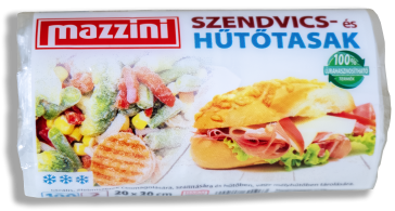 MAZZINI Szendvics és Hűtőtasak 2L (20x30cm) 100db/roll
