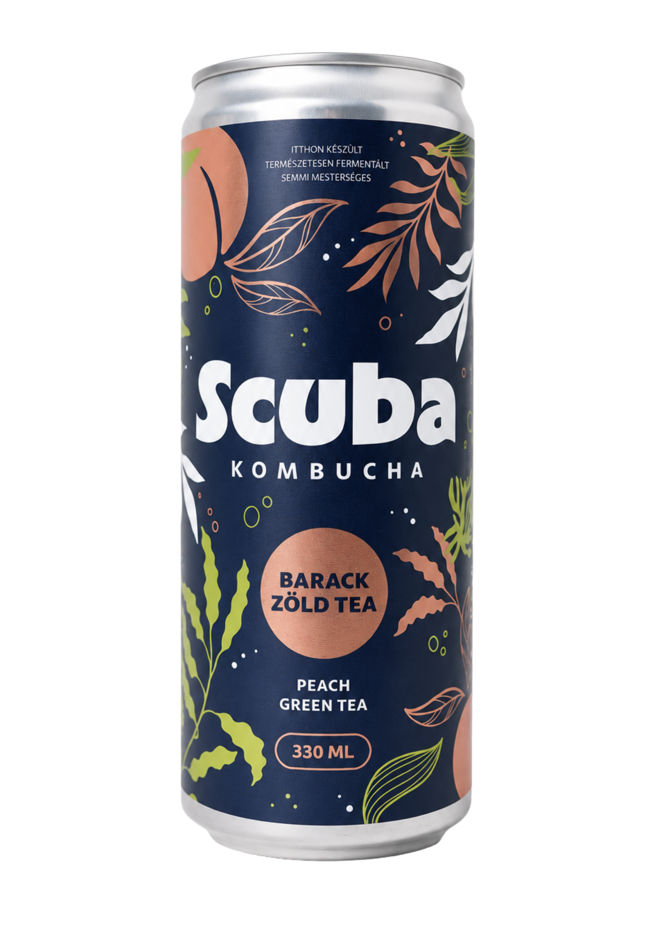 Scuba Kombucha Barack-zöld tea 330 ml