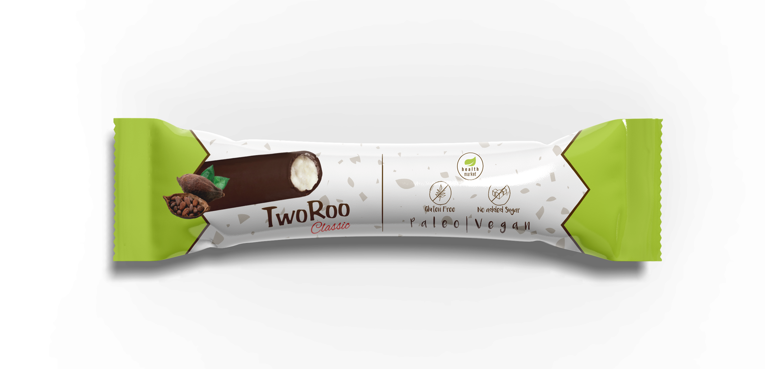 TwoRoo Citrom-vanília ízű rúd étcsokoládéval mártva, édesítőszerekkel 30g