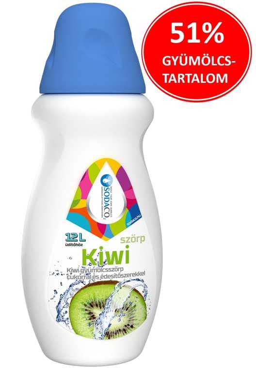Kiwi gyümölcs szörp, 1:23, 500ml