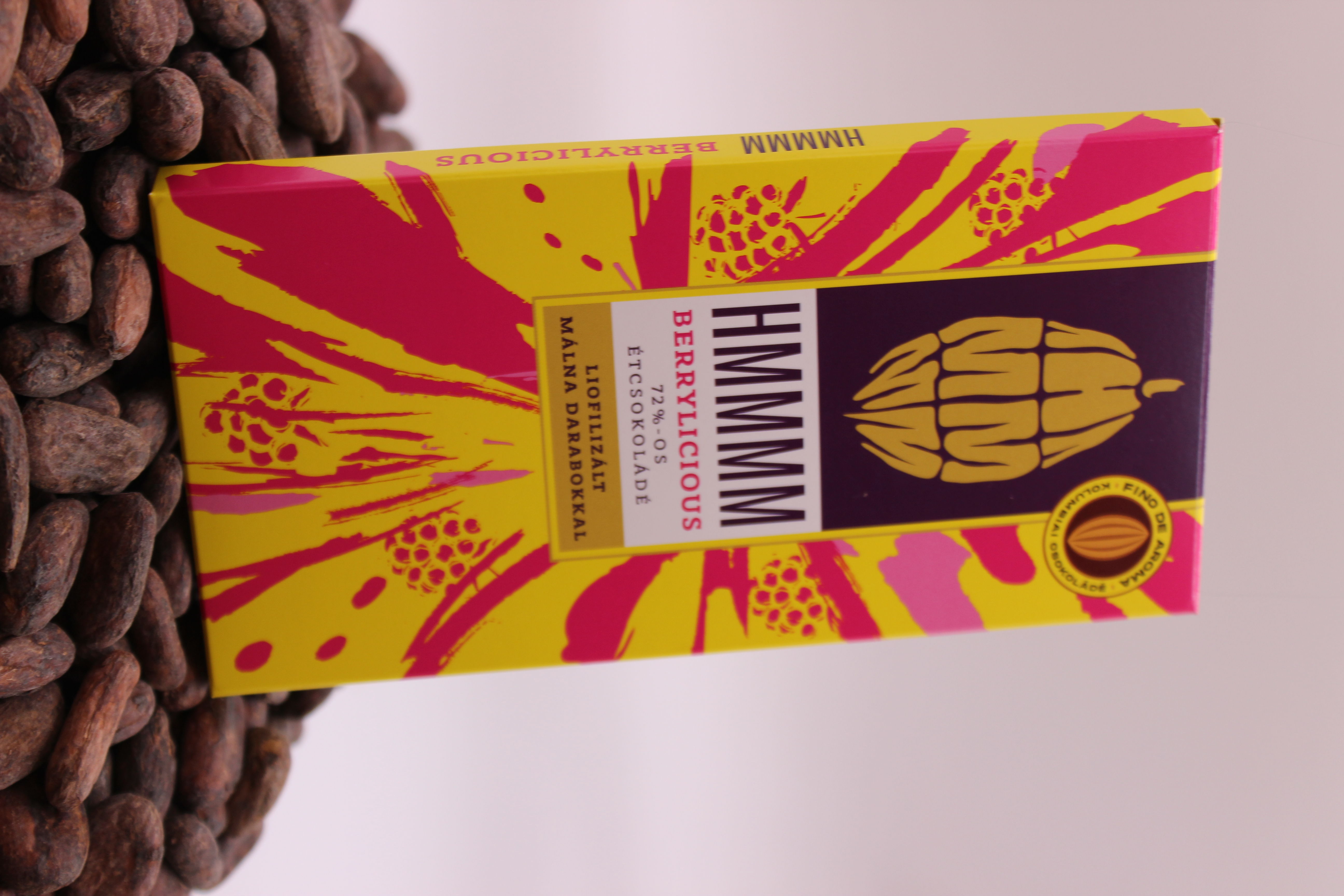 Hmmmm Málnaaa Táblás csokoládé