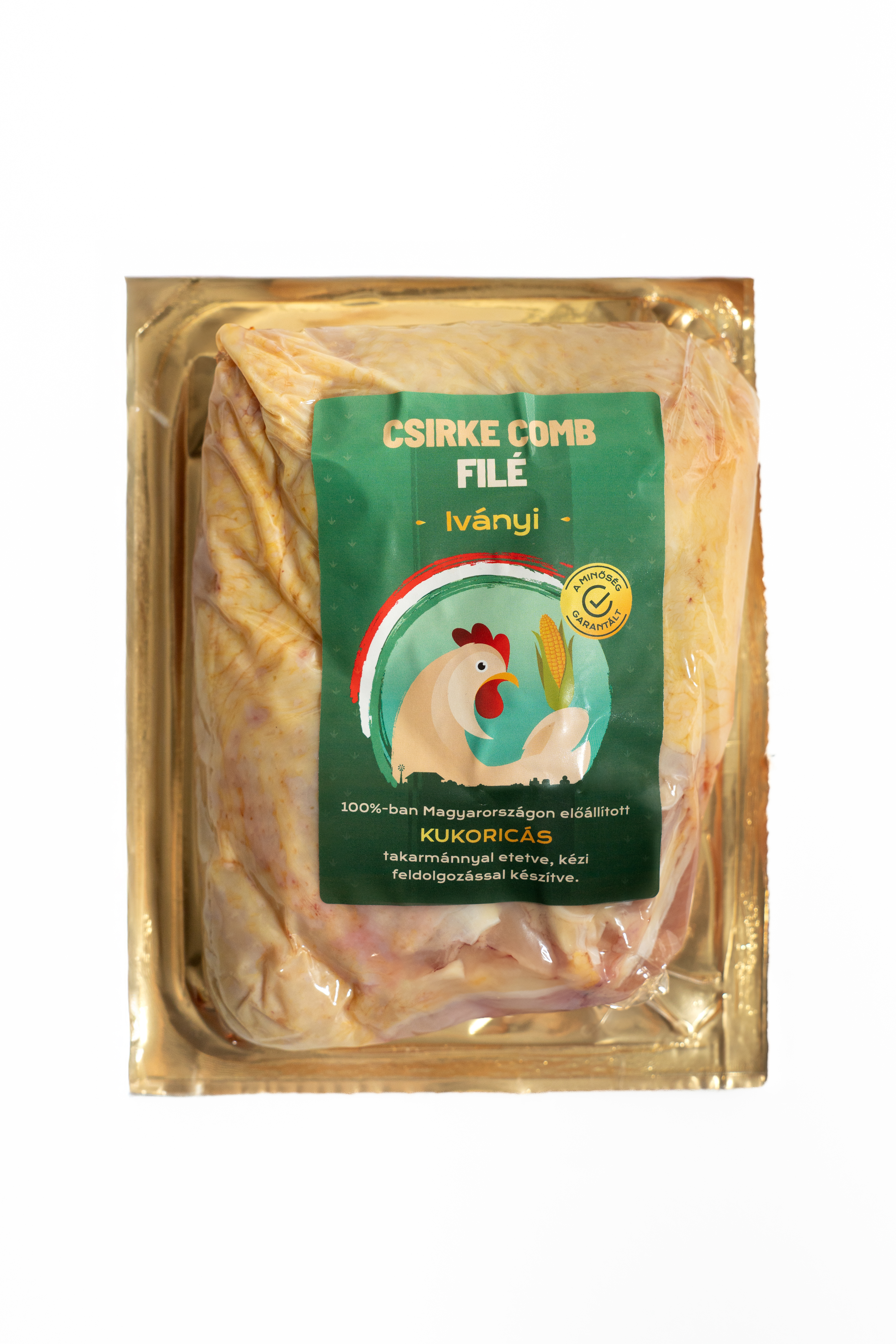 IVÁNYI - KUKORICÁS Bőrös csirke combfilé