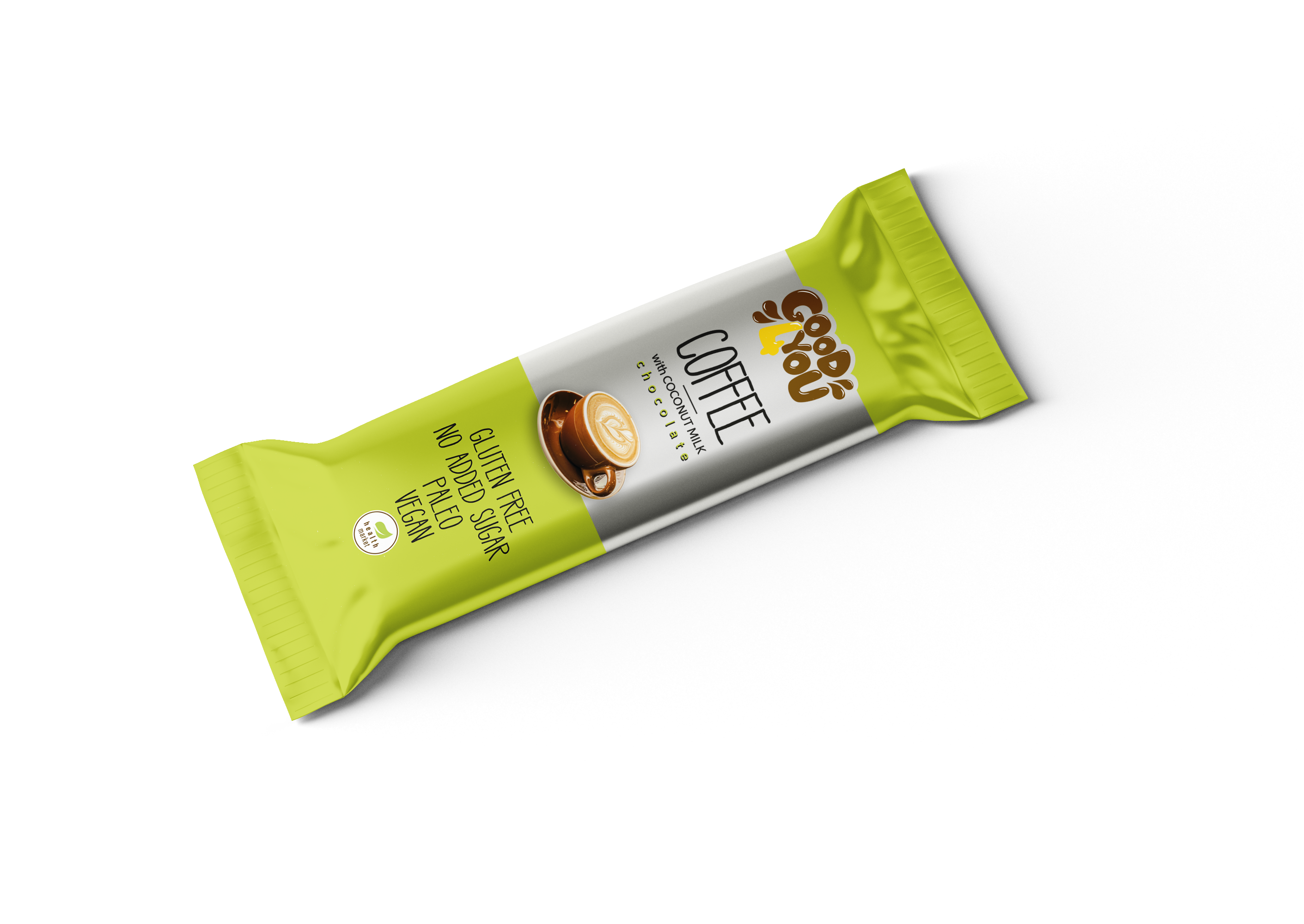 Good4You Kávés szelet kókusztejes csokoládéval mártva, édesítőszerekkel 25g