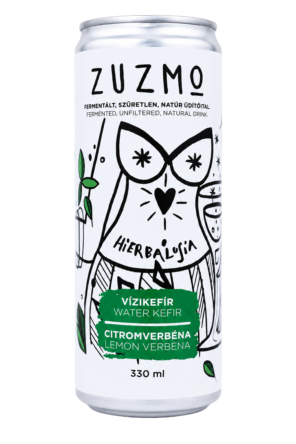 ZUZMO Citromverbena. fermentált, szűretlen, natúr üdítőital 330 ml