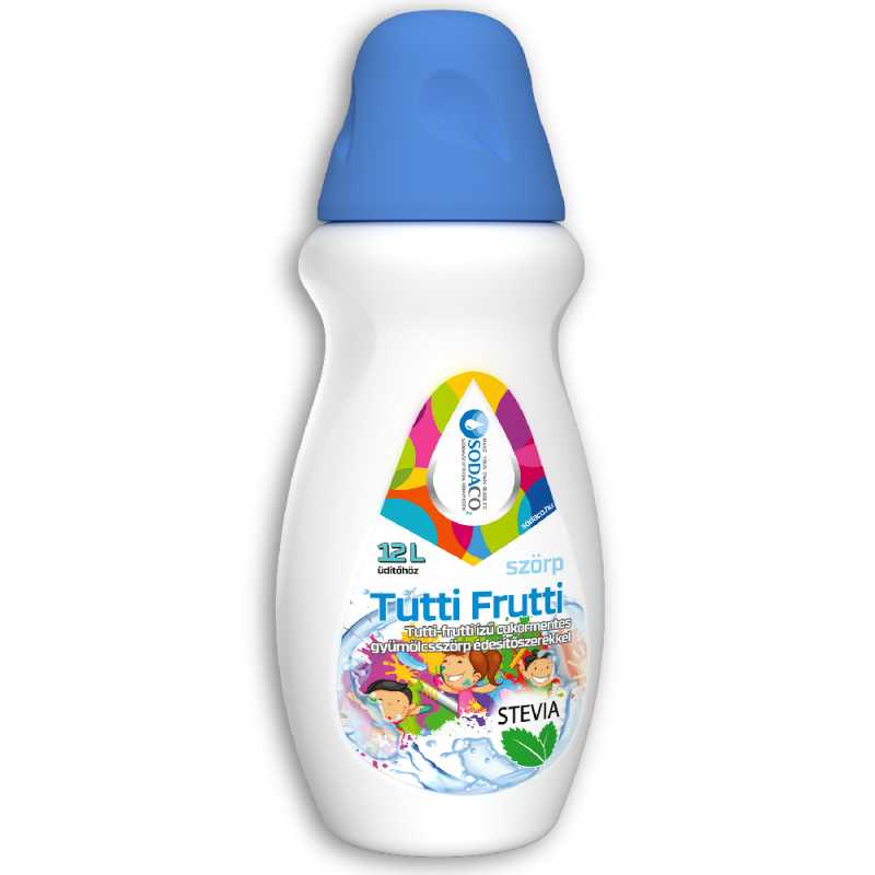 Tuttifrutti ízű ZERO szörp, 1:23, 500 ml