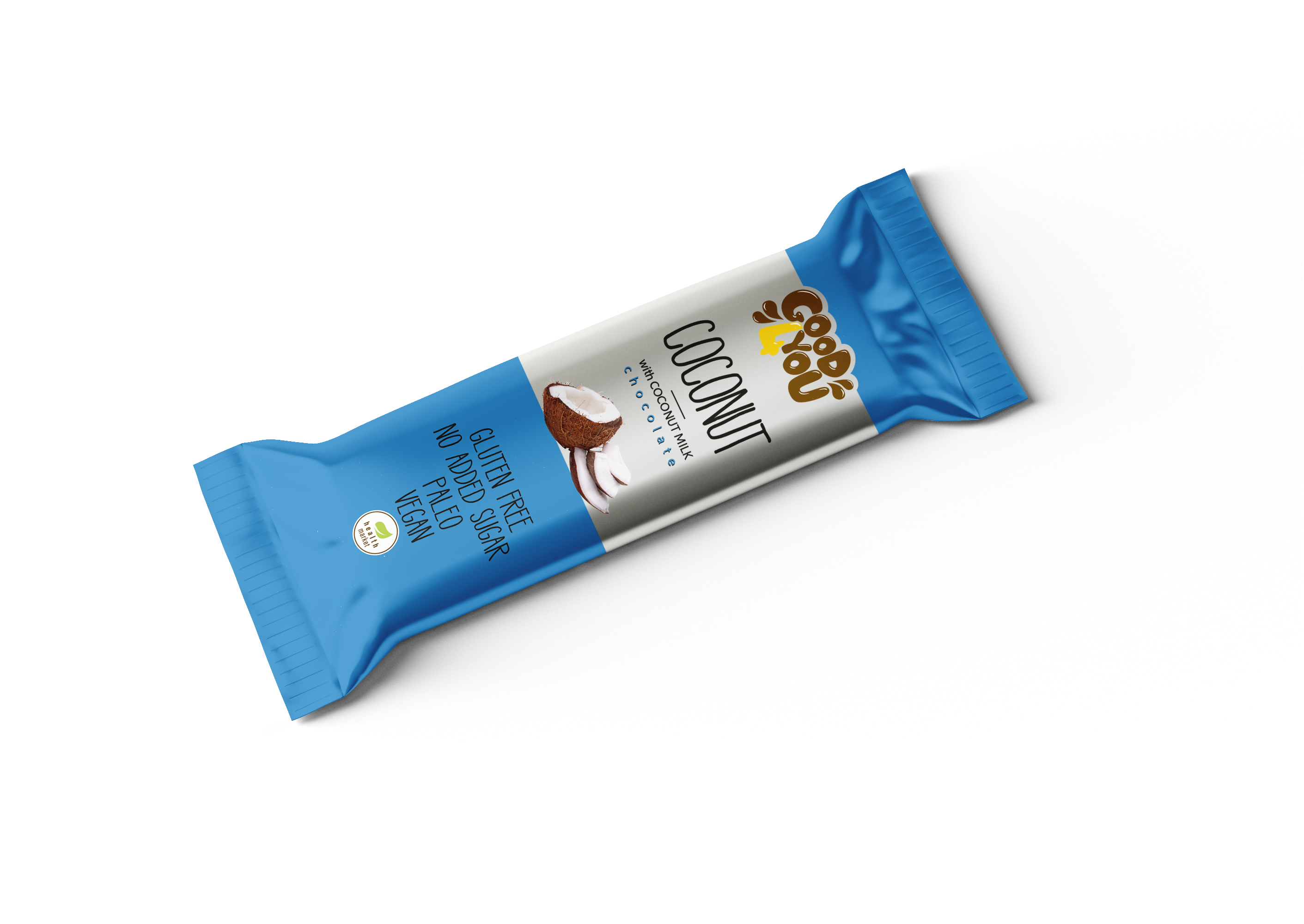 Good4You Kókuszos szelet kókusztejes csokoládéval mártva, édesítőszerekkel 25g