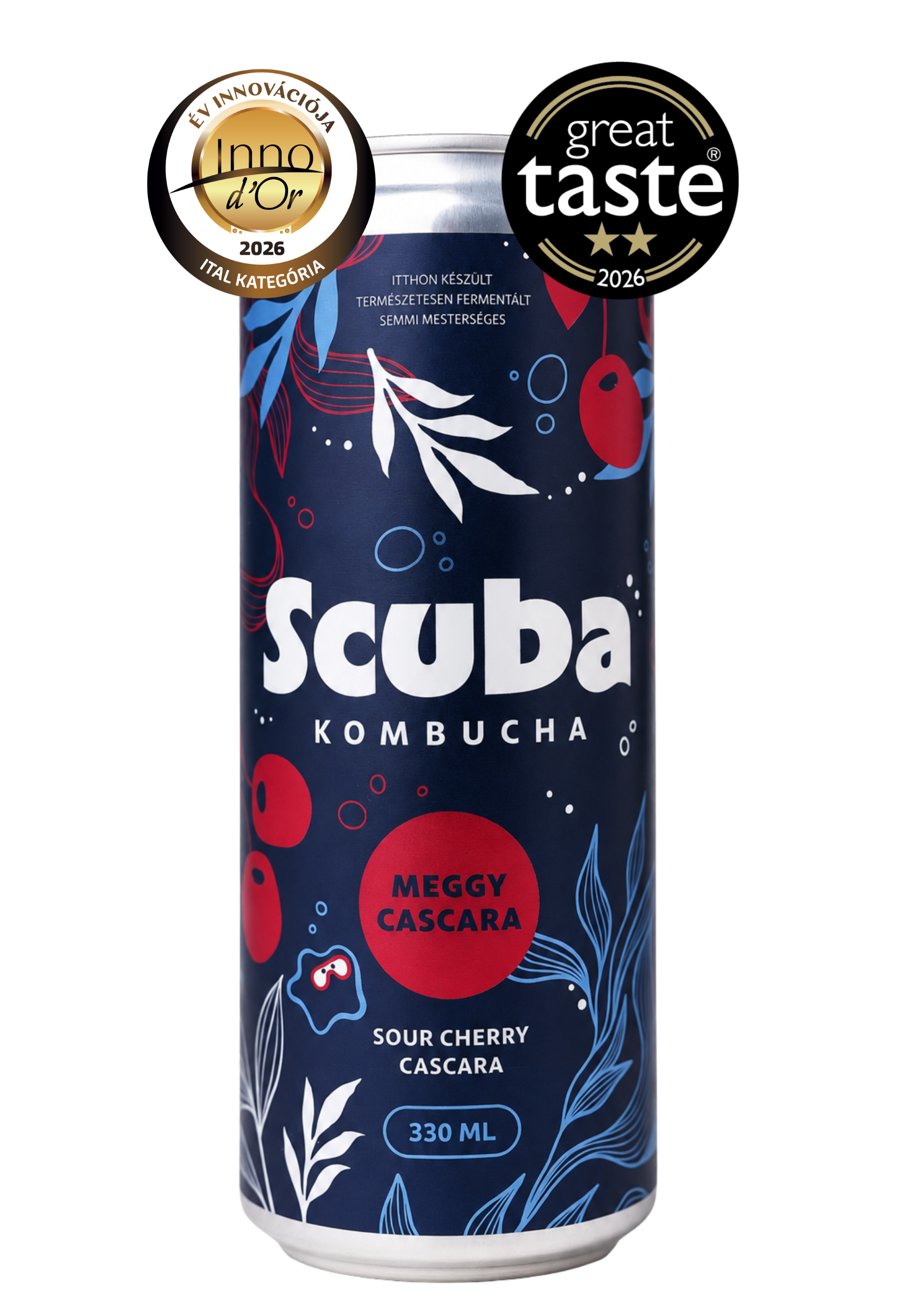 Scuba Kombucha Cascara-meggy 330 ml