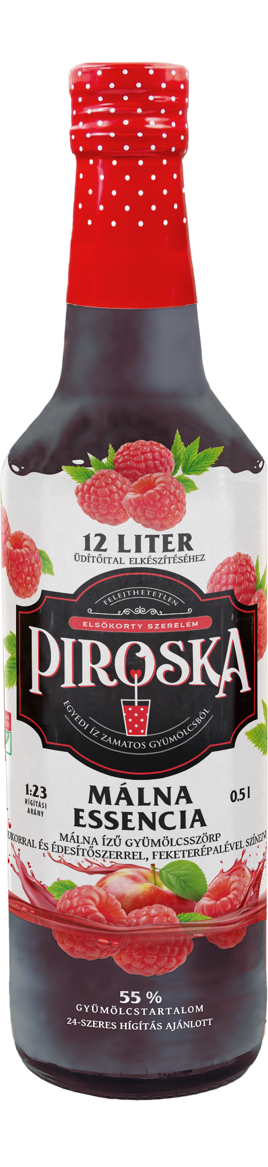 Piroska málna essencia 0,5L
